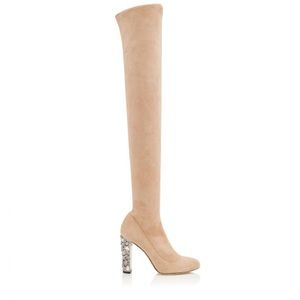 ISO Jimmy Choo Crystal Nude Boots